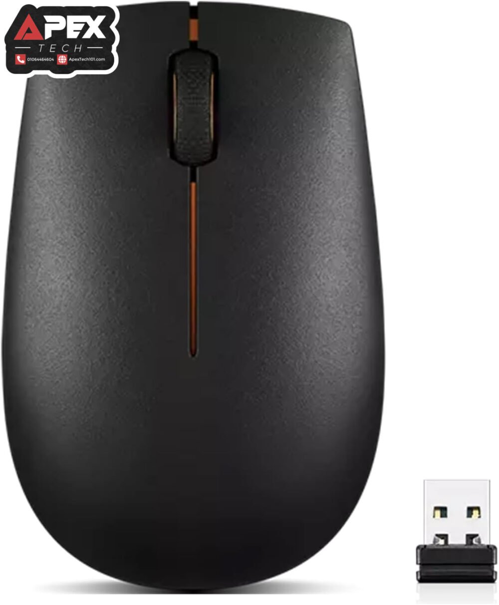 Lenovo 300 Wireless Mouse - Black