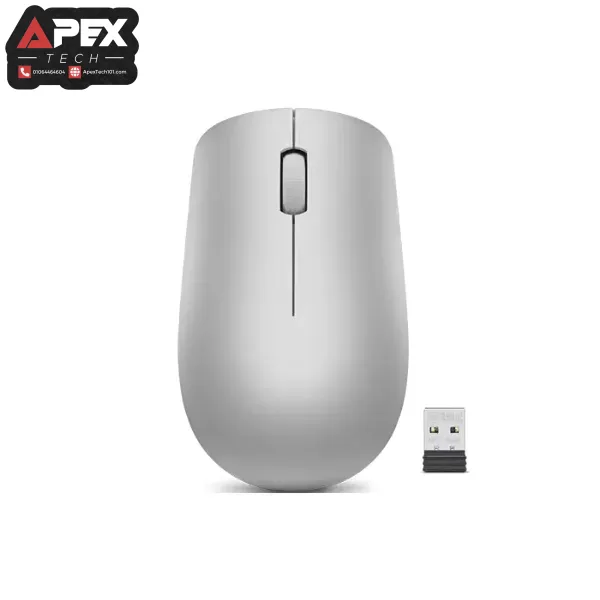 Lenovo 530 Wireless Mouse 1200 DPI - Platinum Grey (GY50Z18984)