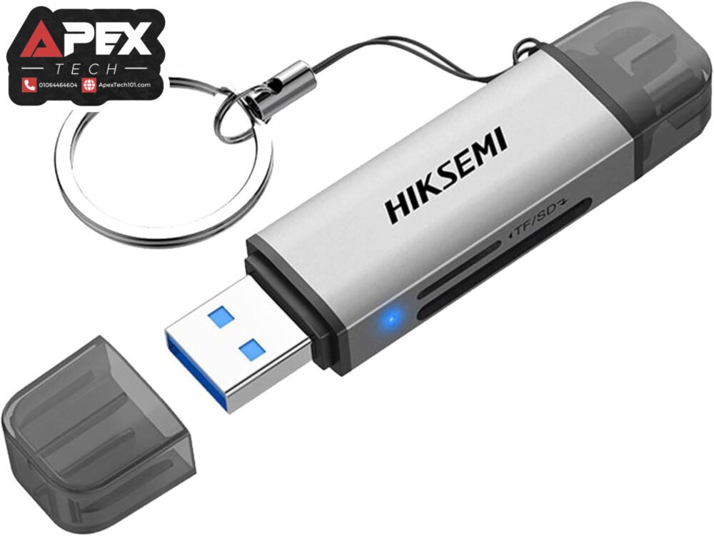 HIKSEMI HS-HUB-CR01 USB 3.0 + USB-C Card Reader – 5Gbps
