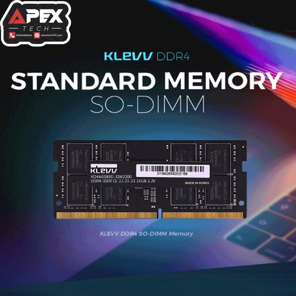 KLEVV 8GB DDR4-3200 SODIMM Laptop RAM – 1×8GB, 1.2V
