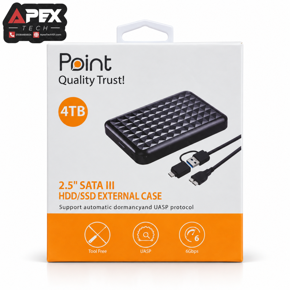 Point 2.5-inch HDD/SSD Enclosure – USB 3.2 / USB-C