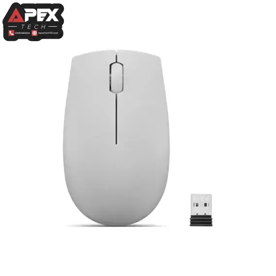 Lenovo 300 Wireless Mouse - Arctic Grey (GY51L15678)