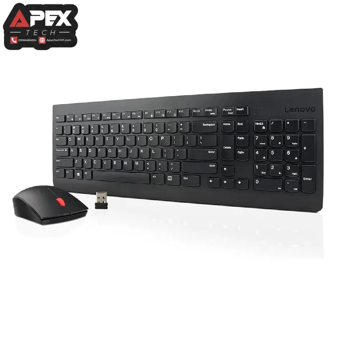 Lenovo 510 Wireless Combo Keyboard & Mouse - Arabic - Black (GX30N81779)