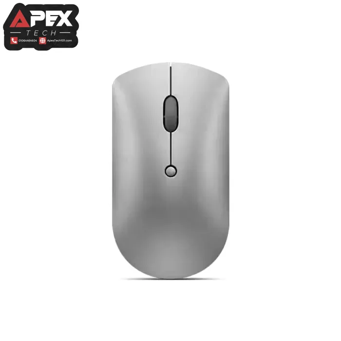 Lenovo 600 Bluetooth Silent Mouse Dual-host Bluetooth 5.0 to switch between 2 devices- Iron Grey