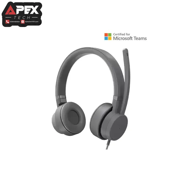 Lenovo Go Wired ANC Headset -  Active Noise Cancellation  - Left-side and right-side wearing - Microsoft TEAMS certified - Compact carrying case - Storm Grey