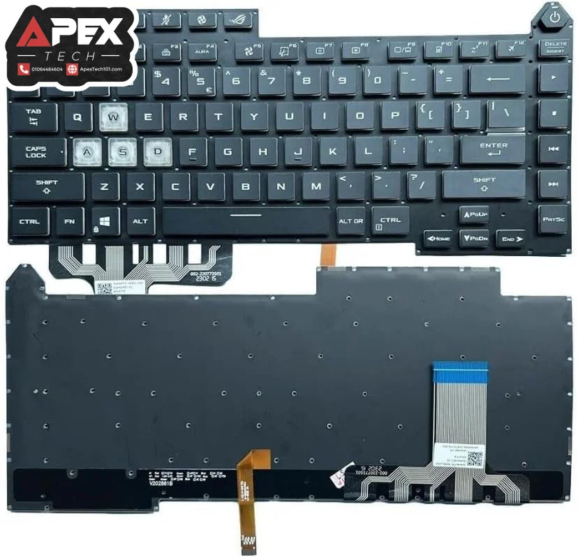 G513 US Backlit Laptop Keyboard for ASUS ROG Strix G15 G513Q G513QM G513QY GL543 English 0KBR0-4810US00 4812US00 4814US00