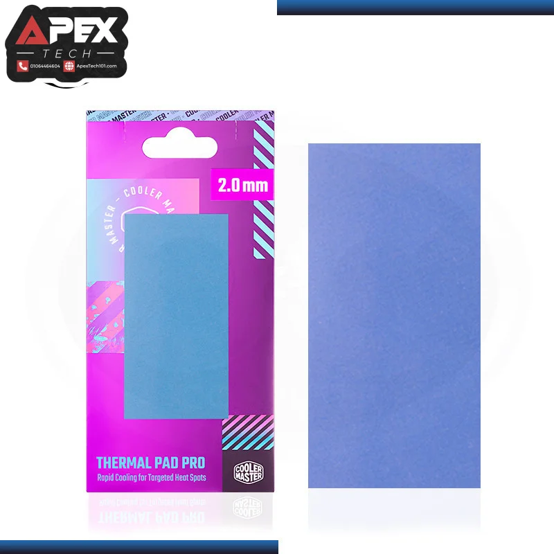 Cooler Master Thermal Pad 2.0mm – 13.3 W/m·K, 95×45mm (TPX-N0PP-9020-R1)